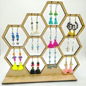 HOST PICK 🥳 Exclusive Wooden Earrings display